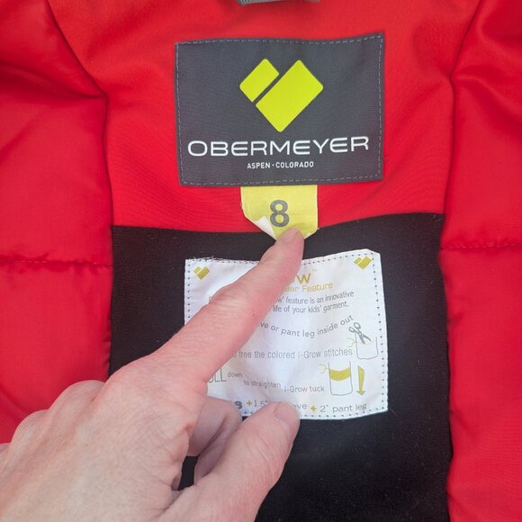 Obermeyer kids winter/ski jacket size 8 - Picture 2 of 7
